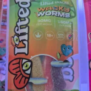 Lifted Wacky Worm 150mg gummies